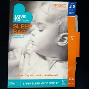 Love To Dream Sleep Bag Warm 2.5 TOG Daydream Dusty Pink